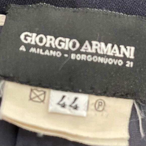 Giorgio Armani Black Pencil Suit Skirt - Picture 3 of 3